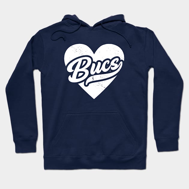 Vintage Buccaneers School Spirit // High School Football Mascot // Go Bucs Hoodie by SLAG_Creative